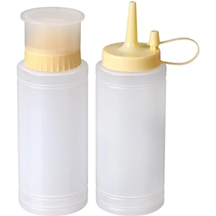 FACKELMANN Dekorierflaschen, Kunststoff, Mehrfarbig, 5 x 5 x 15.5 cm, 2-Einheiten