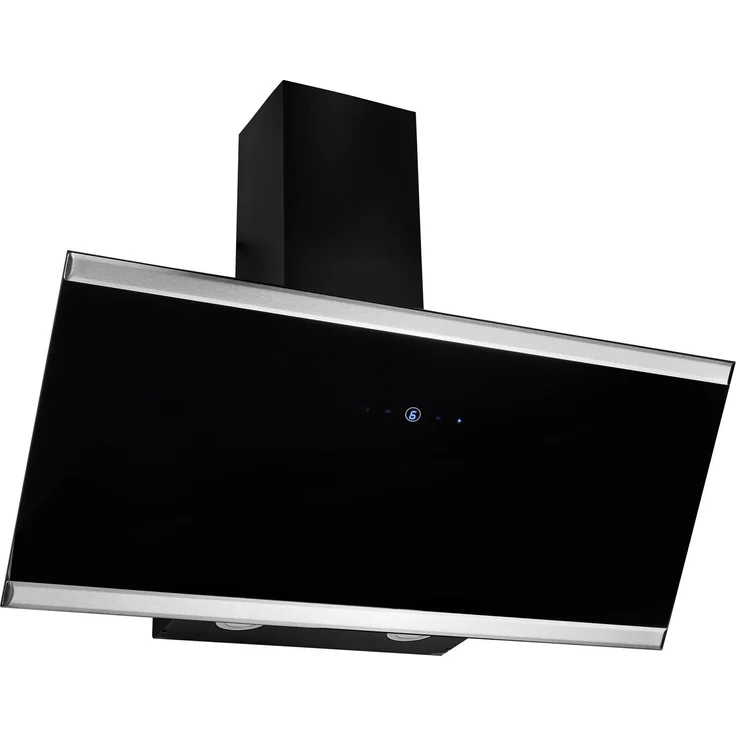 respekta Premium CH 88090 SA+, Motorhaube, Esse, Breite: 89.5 cm, Tiefe: 37.8 cm, Absaugung und Rückführung (mit zusätzlichem Rückführungsset), Schwarzes Glas – Bild 2