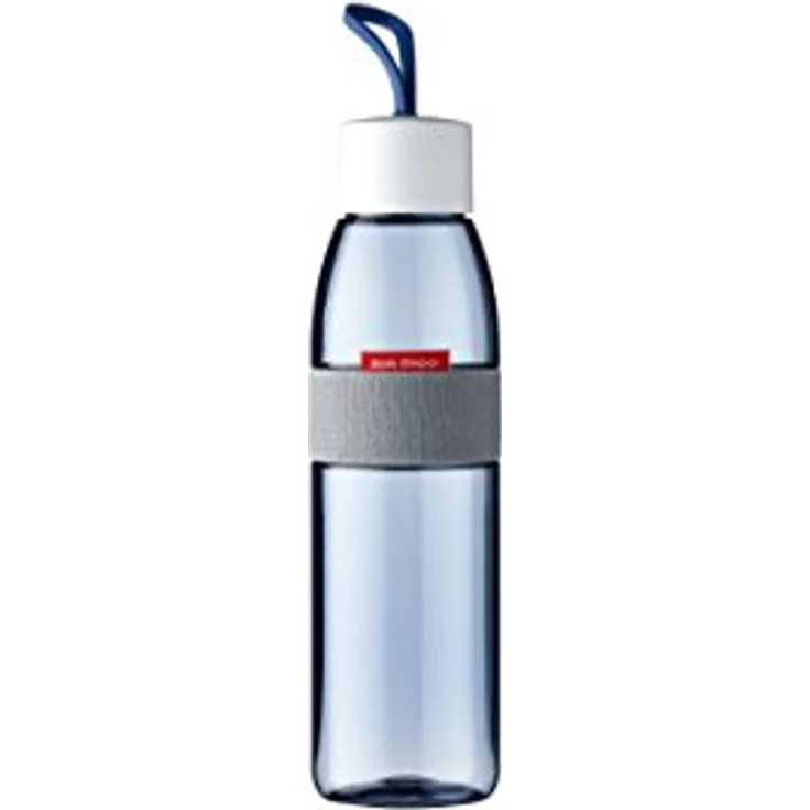 Rosti Mepal Trinkflasche Ellipse 500 ml, Plastik, Nordic Denim, 6.3 x 6.3 x 27 cm – Bild 1