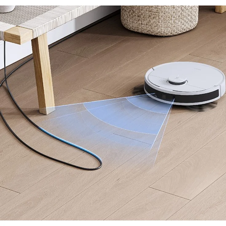 Ecovacs Deebot N8 Pro+ Saugroboter mit Wischfunktion und Absaugstation, TrueDetect 3D Technologie, 110 min Akkubetrieb, weiß – Bild 7