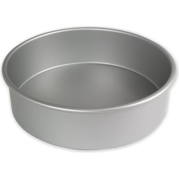 PME RND124 Eloxierte Aluminium Rundkuchenform 12 x 4 Zoll tief, Silver, 30.5 cm – Bild 1