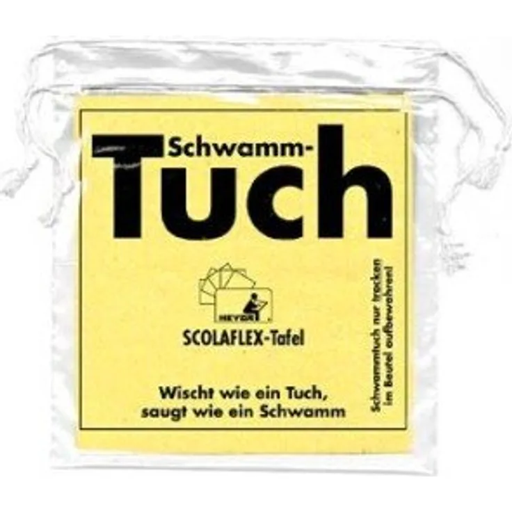 Staufen Schwammtuch Original Scolaflex 10 Stück, im Plastikbeutel mit Druckband (20245)