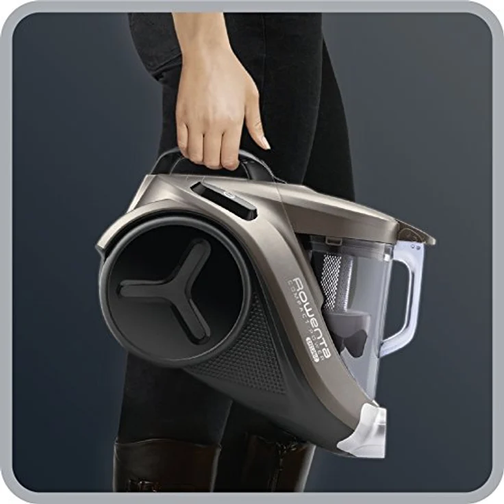 Rowenta RO3786EA Bodenstaubsauger, 750 Watt, Zyklon-Technologie, 8,8 m Aktionsradius, grau  – Bild 3