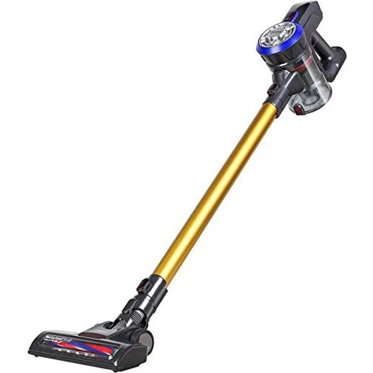 Staubsauger kabellos Dibea D18 (120W gelbe Farbe)