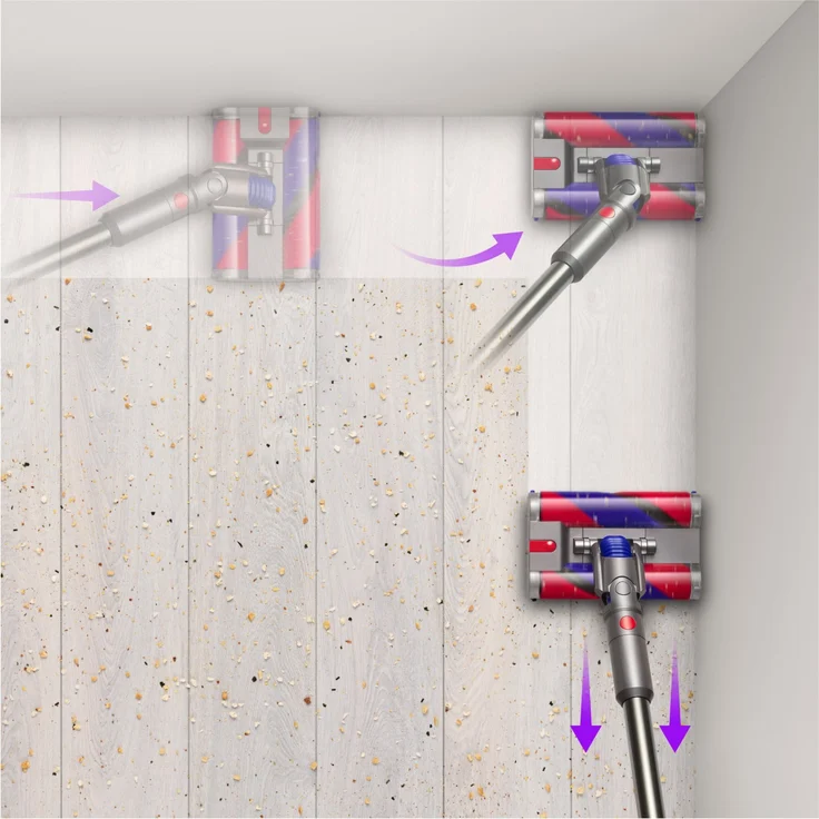 Dyson Omni-glide Handstaubsauger, 20 min Akkubetrieb, Click-in-Akku, lila-nickel – Bild 7