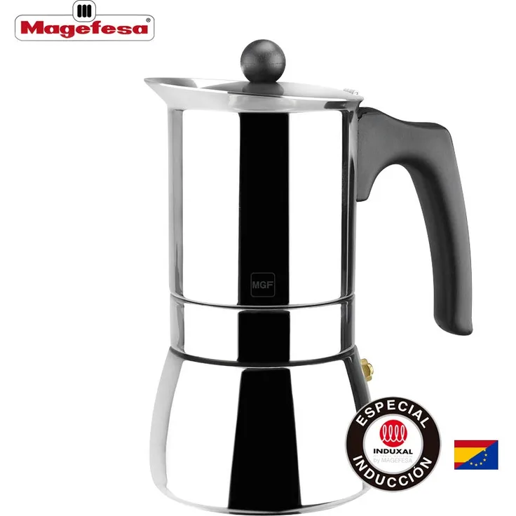 M MAGEFESA Kaffeekanne Edelstahl 10 TAZAS Chrom
