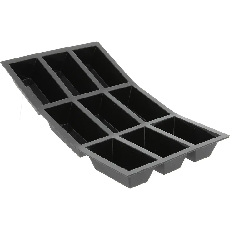 DE BUYER Formen, Silikon, schwarz, 27.9 x 20.1 x 10.9 cm