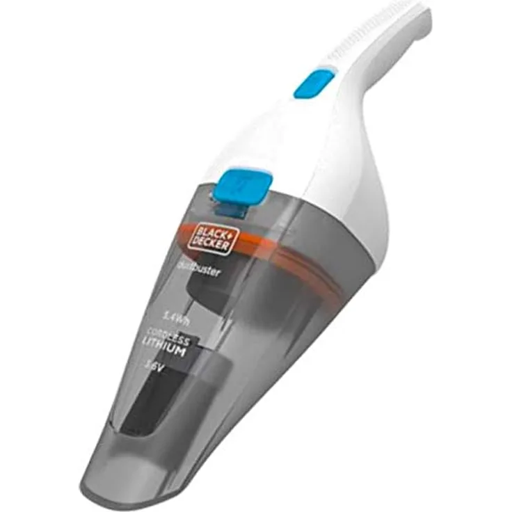 Black + Decker NVC115JLEW Mini-Staubsauger, Weiß