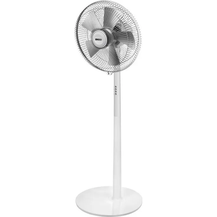 Unold 86820 White Standventilator Silverline, 50 W, silber-weiß