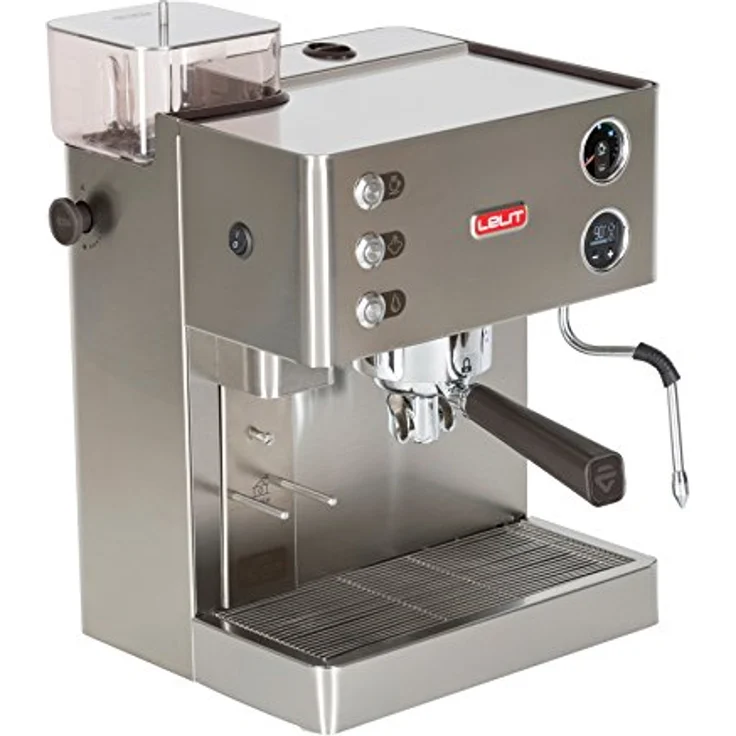 Lelit pl82t Maschine für Espresso mit integriertem Mahlwerk, 0.35 kg, 230 V, 1200 W, stahl – Bild 1