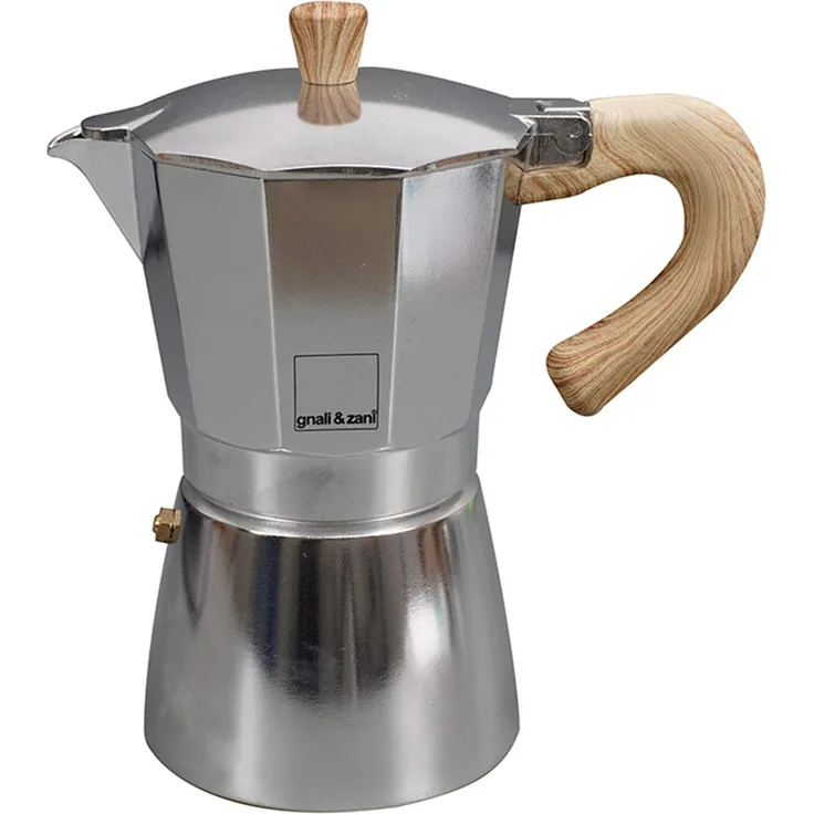 Gnali & Zani VEZ009-IND Espressokocher, Aluminium, alu