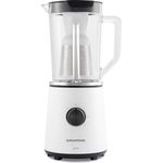 Grundig SM 6860 Standmixer, 1,5 l Glasbehälter, 600 Watt mit Fruchfilter, Weiß-Schwarz