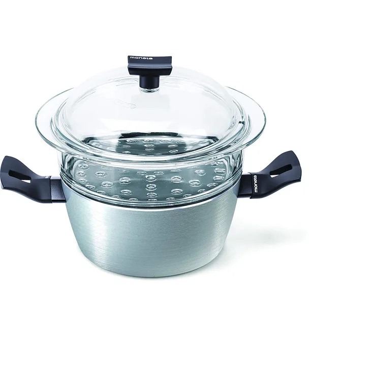 Moneta Dampfgarer Connection Base 20 cm, 2.5 Liter, Aluminium