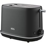 AEG T7-1-6BP Gourmet 7 Doppelschlitz-Toaster, schwarz