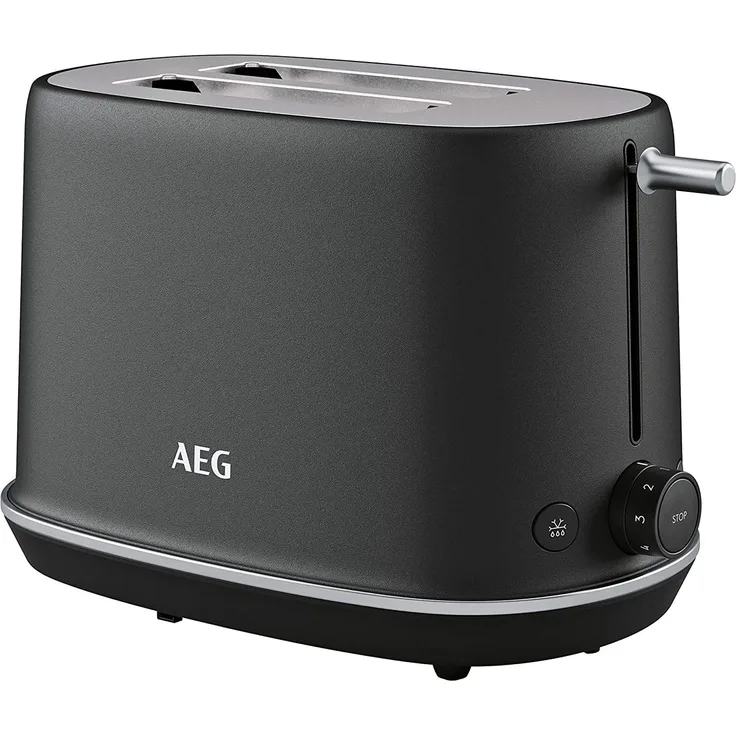 AEG T7-1-6BP Gourmet 7 Doppelschlitz-Toaster, schwarz