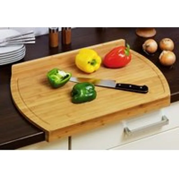 Zeller 25321 Back--Tranchierbrett, Bamboo, 58 x 38 x 4,5 cm