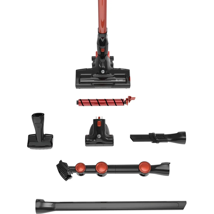 Hoover HF122RH H Free 100 HF122RH Handstaubsauger, 40 min Akkubetrieb, Zyklon-Technik, LED-Frontlicht, orange-schwarz – Bild 4