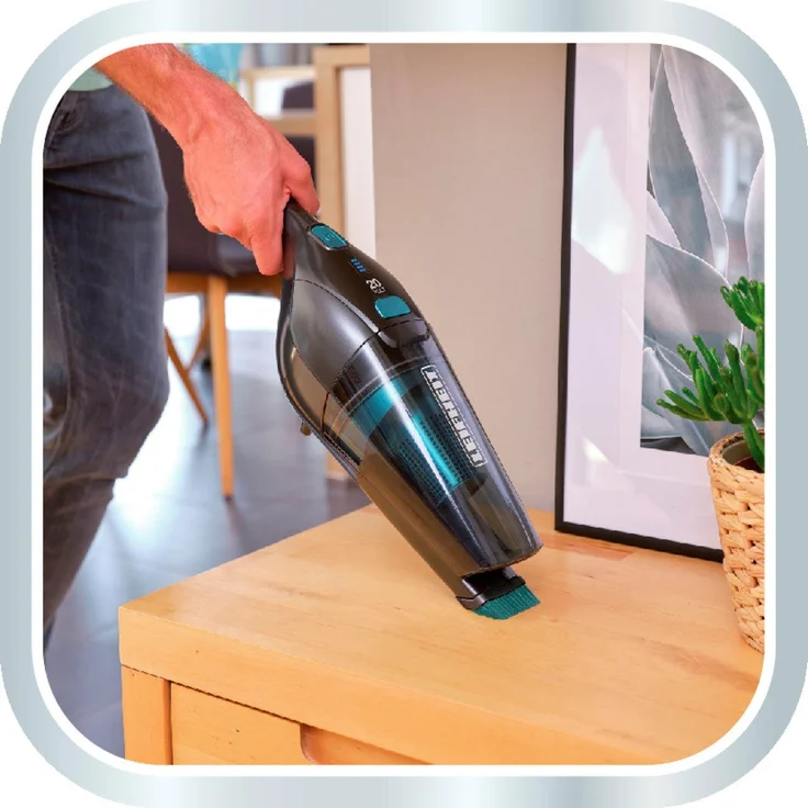 Leifheit Rotaro PowerVac Handstaubsauger, 40 min Akkubetrieb, Zyklon-Technologie, HEPA-Filter, LED-Frontlicht – Bild 7