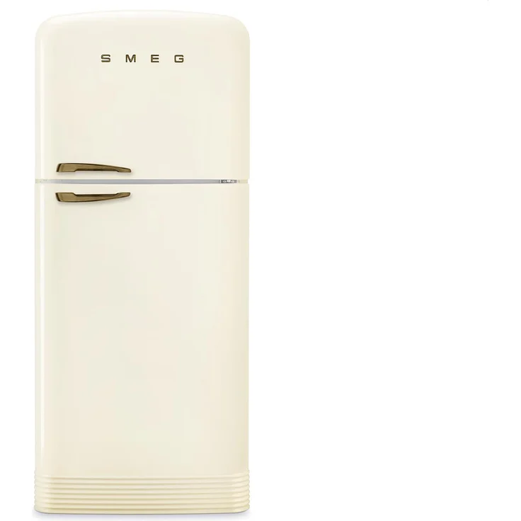 Smeg FAB50RCRB5 Kühl-Gefrierkombination, freistehend, cremefarben, Energieklasse E – Bild 1