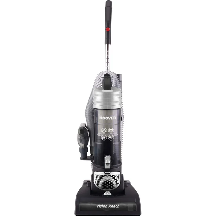 Hoover 39100502 Vision Reach 31 VR 10, Bürstsauger für alle Hart-und Teppichböden, 5-fache Florhöhen-Einstellung, geeignet, 3 liters, Schwarz