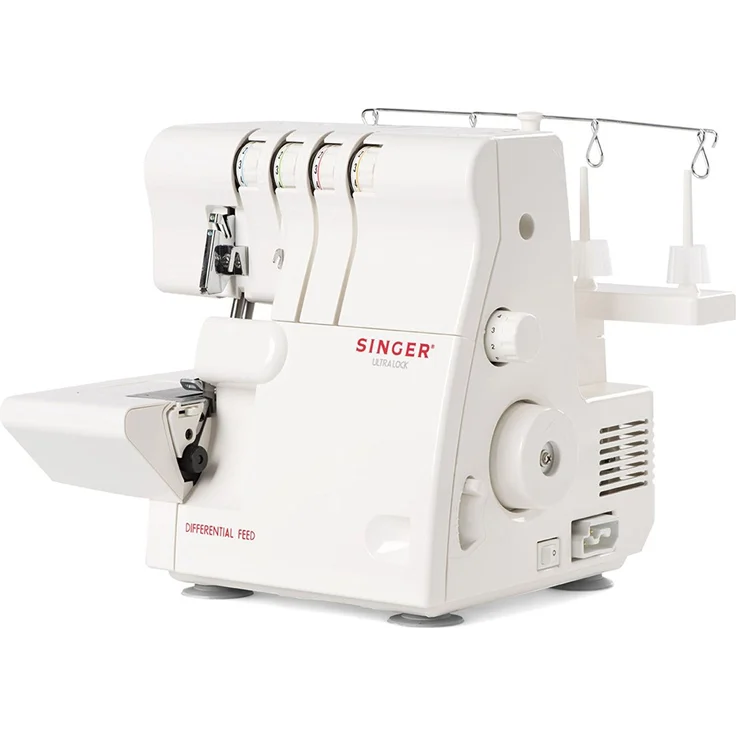 Singer 14SH 654 Overlock- NähMaschine  Differentialtransport bewegliches Obermesser  – Bild 7