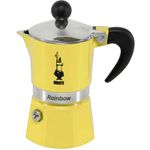 Bialetti RAINBOW , Aluminium, gelb, 1Tasse