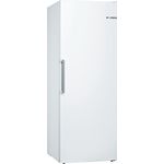 Bosch GSN58AWCV Gefrierschrank, freistehend, weiß, NoFrost, VarioZone, IceTwister, LED, Schnellgefrieren, Breite 70 cm, Energieklasse C