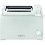 Krups KH1511 Toaster Aroma mit 6 Bräungssufen und 2 Toastschlitze, weiß