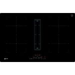 NEFF T48CD7AX2 Kochfeld mit Dunstabzug, Induktion, B, Anzahl der Kochstellen 4, Breite 80 cm, TouchControl, Power Move, schwarz