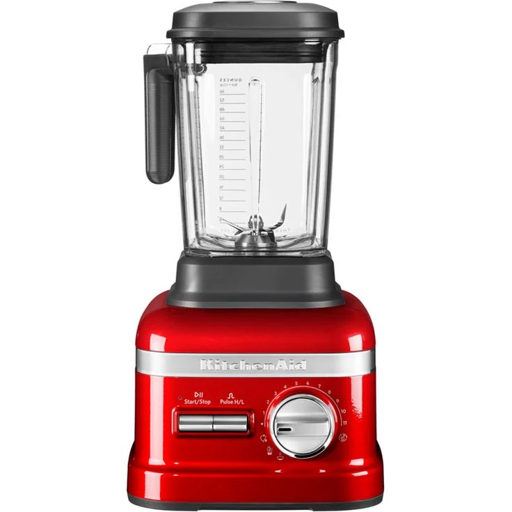 KitchenAid 5KSB8270ECA Artisan Standmixer, 1800W, 2,6L, Turbotaste, stufenlos regelbar, 11 Leistungsstufen, liebesapfelrot, Serie:5KSB8270 – Bild 1