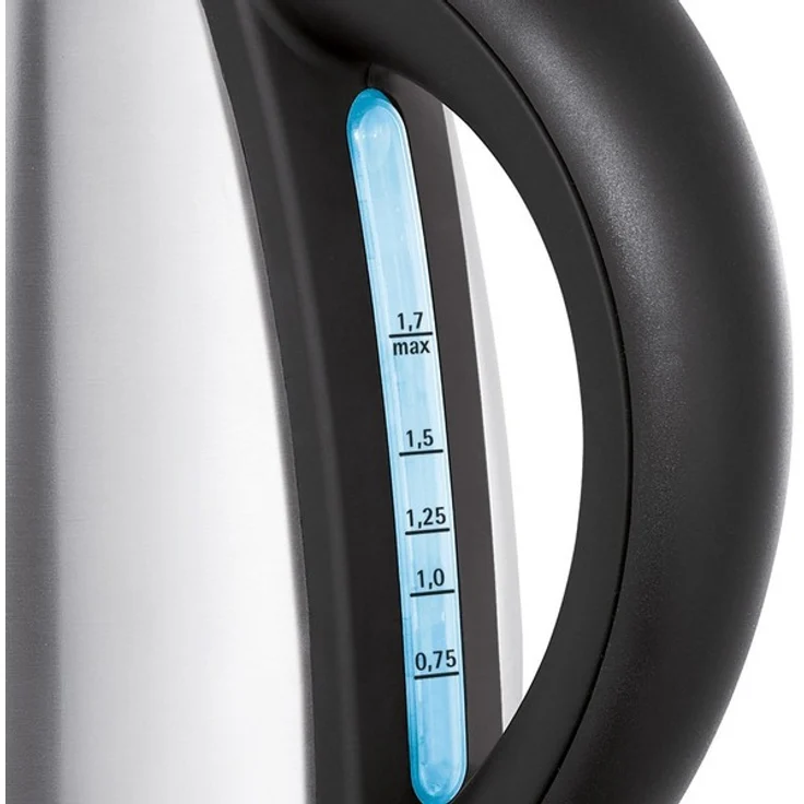 WMF BUENO Wasserkocher, 1,7 l, 2400 W, schnurlos, beleuchtete Wasserstandsanzeige, Kalk-Wasserfilter, cromargan matt-silber – Bild 5