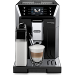 De'Longhi PrimaDonna Class ECAM 556.55.SB Kaffeevollautomat mit Milchsystem, Cappuccino und Espresso auf Knopfdruck, 3,5 Zoll TFT Farbdisplay und App-Steuerung, schwarz-silber