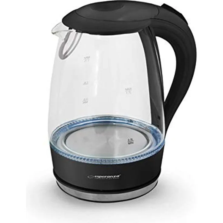 Esperanza Salto Angel EKK011K Wasserkessel elektrisch 2200 W 1,7 L Schwarz