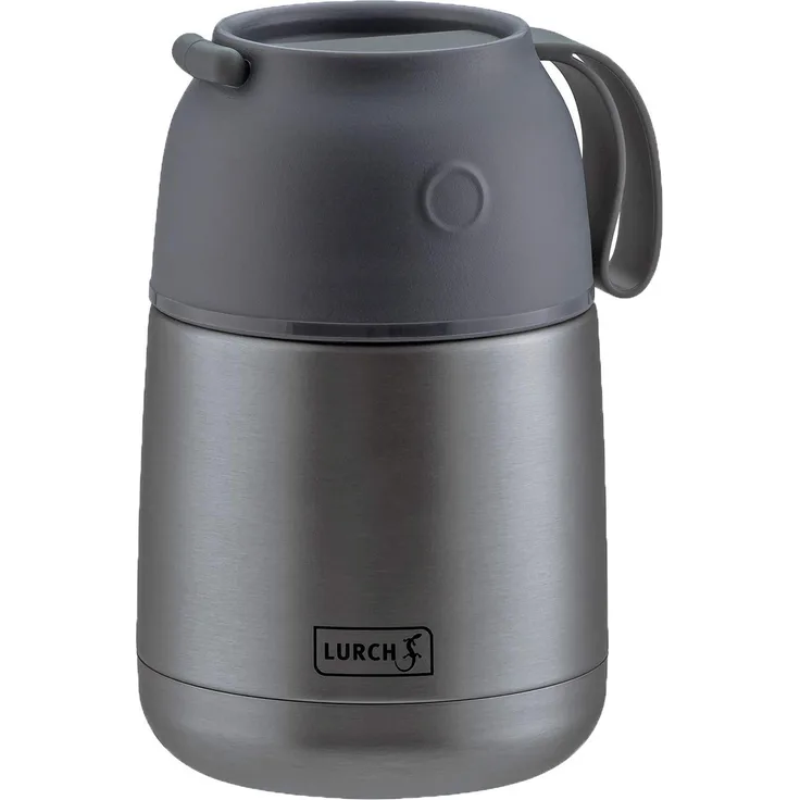 Lurch 240933 Thermo-Speisebehälter aus doppelwandigem Edelstahl mit großer Öffnung, 480ml, 450 milliliters