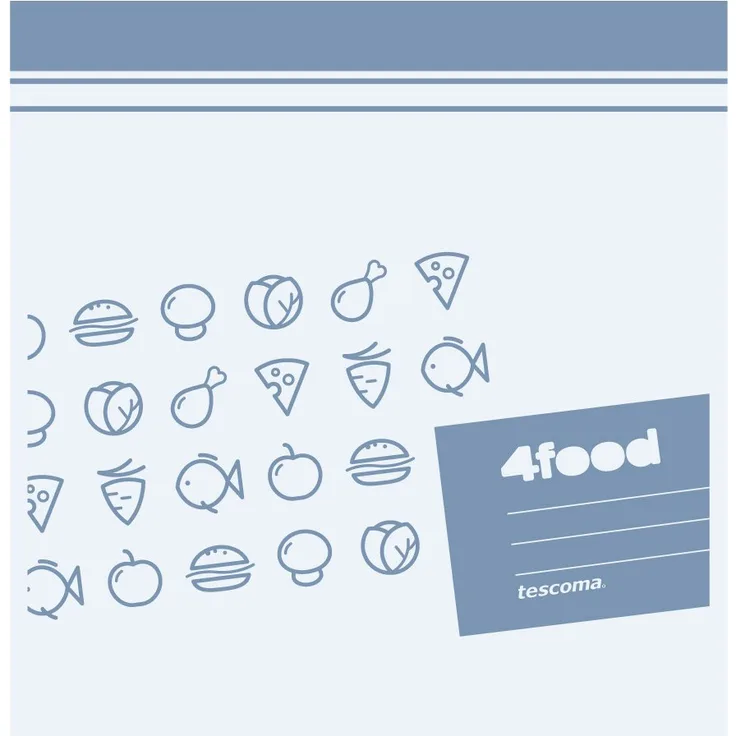 Tescoma 4Food Frischhaltebeutel, 20 x 20 cm, 20 Stück