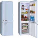 Amica FK2965.3LAA / KGCR387100L Kühl-Gefrierkombination, freistehend, blau, Breite 55 cm, Energieklasse E
