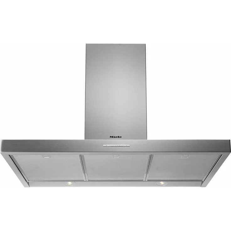 Miele PUR 98 W, Motorhaube, Kamin flach, Breite: 89.8 cm, Tiefe: 50 cm, Absaugung und Rückführung (mit zusätzlichem Rückführungsset), rostfreier Edelstahl – Bild 2