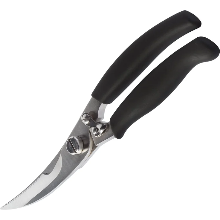 Westmark Geflügelschere mit Innenfeder, Schneidklingenlänge: 6 cm, Rostfreier Edelstahl-Kunststoff, Silber-Schwarz, 13722280