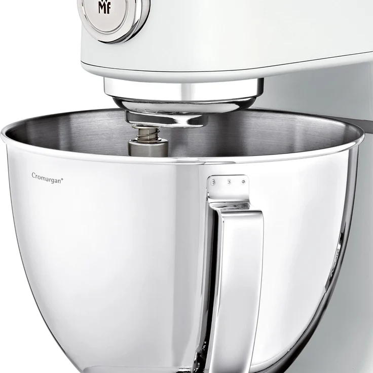 WMF Profi Plus Küchenmaschine, 1000 W, Cromargan-Rührschüssel 5 l, planetarisches Rührwerk, 8 Geschwindigkeitsstufen, metal white – Bild 3