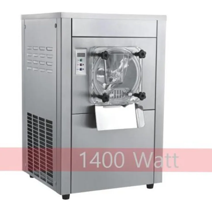 Gino-Gelati Profi Assisi Eismaschine mit LED Anzeige, 25L, 1400W, mit Kompressor