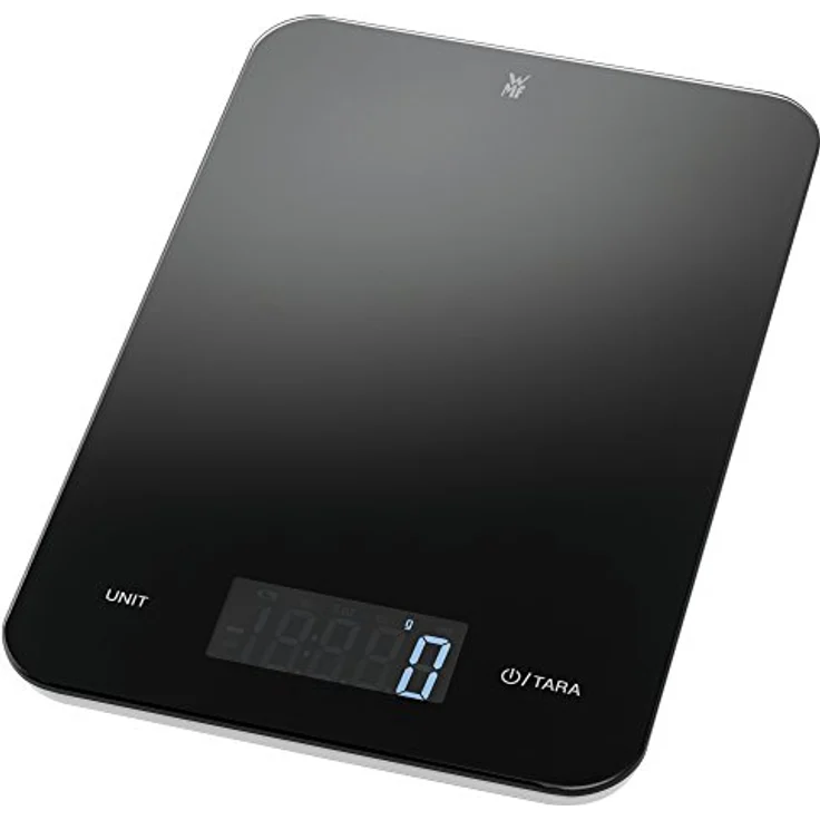 WMF Digitale Küchenwaage Backwaage Haushaltswaage schwarz grammgenau hohe Präzision 5kg Maximalgewicht – Bild 1