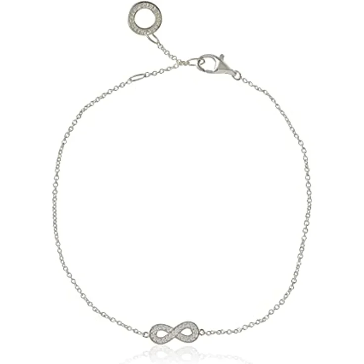 Thomas Sabo Damen Armband Unendlichkeit Infinity 925 Sterling Silber A2003-051-14-L19V – Bild 1