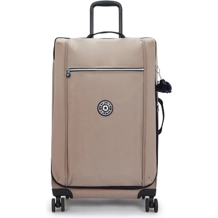 Kipling Basic Jet M, 4 Rollen Trolley 72 cm, grau, aus 100% Polyester