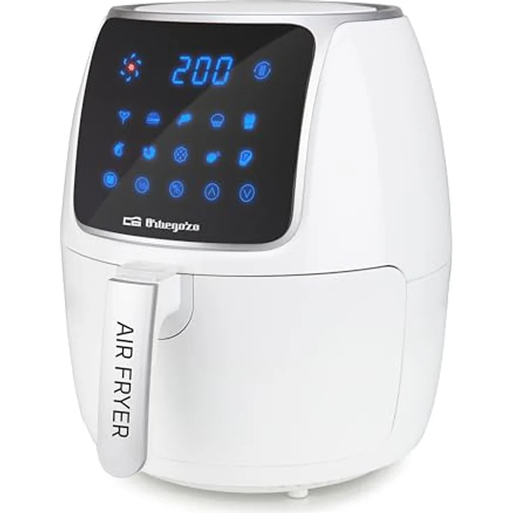 Orbegozo FDR 64, Fritteuse ohne Öl, 1500 W, 4 l, Weiß-Schwarz – Bild 3