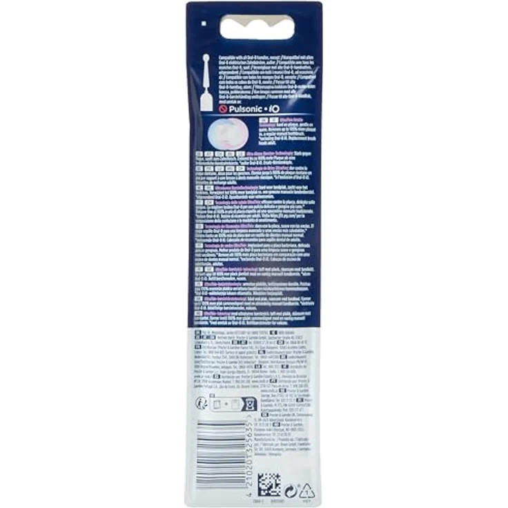 Oral-B Sensitive Clean Ersatzbürstenköpfe, Packung mit 5 Stück, sanfte Reinigung für gesundes Zahnfleisch, kompatibel mit allen Oral-B Zahnbürsten außer Pulsonic und iO – Bild 2