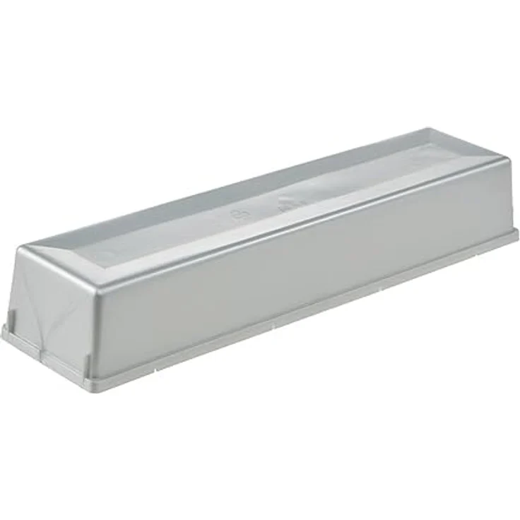 ok Schubladeneinsatz, (B)80 x (T)300 x (H)50 mm, PP, silber – Bild 5