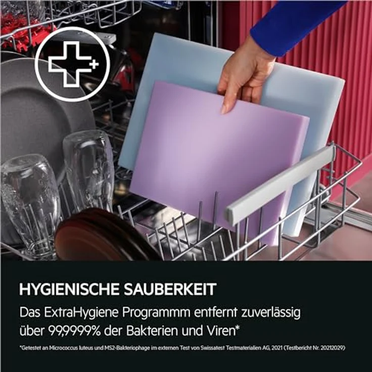 AEG GU620B2SCM 6000 Geschirrspüler, unterbaufähig, 596 mm breit, 44 dB (A), mit SatelliteClean® Sprüharme und AirDry Trocknung – Bild 13