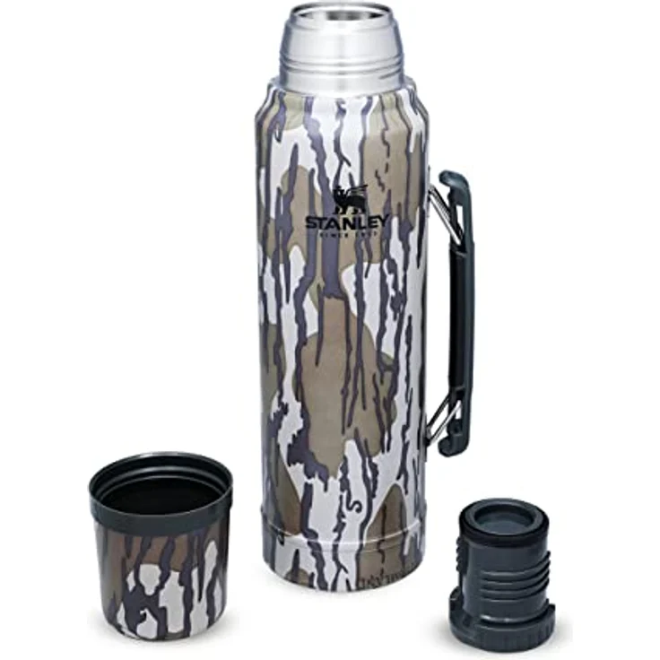 Stanley Classic Legendary Thermosflasche 1L Bottomland - Edelstahl Thermoskanne - BPA-frei - Thermos Hält 24 Stunden Heiß - Deckel Fungiert Auch als Trinkbecher - Spülmaschinenfest – Bild 4
