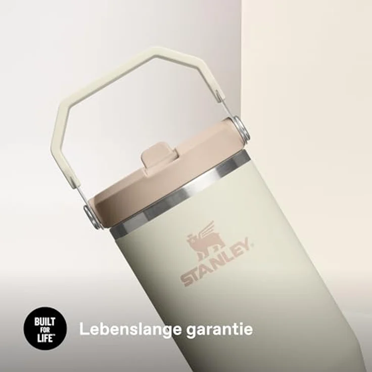 STANLEY 1913 Flip Straw Tumbler, 0.89L Thermosflasche mit Strohhalm, hält 12+ Stunden kalt, spülmaschinenfest, BPA-frei, Cream – Bild 5