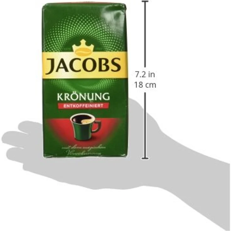 Jacobs Krönung Entkoffeiniert, gemahlener Röstkaffee, Filterkaffee, Kaffee, 500 g – Bild 8